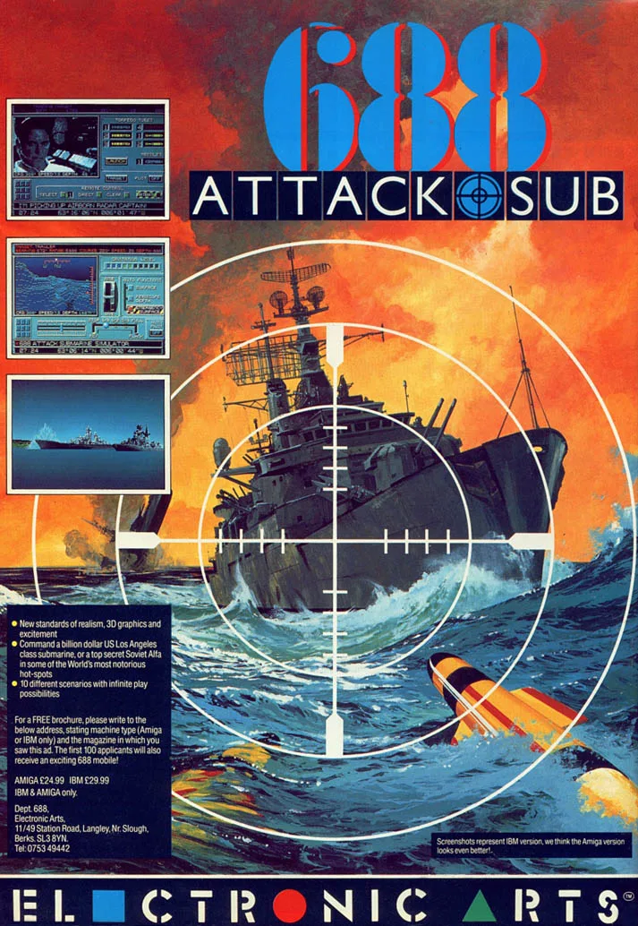 688 Attack Sub cover