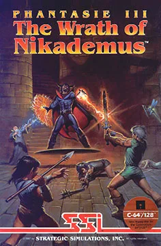 Phantasie III: The Wrath of Nikademus cover