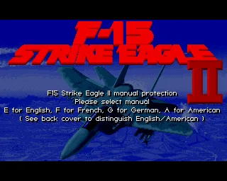 F-15 Strike Eagle II screenshot