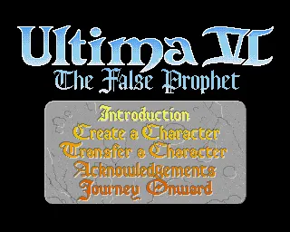 Ultima VI: The False Prophet screenshot