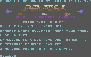 falcon patrol II screenshot