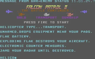 falcon patrol II screenshot