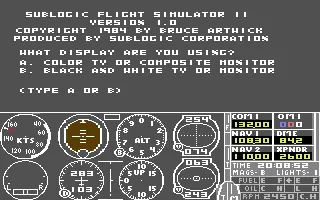 Flight Simulator II screenshot