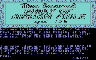 The Secret Diary of Adrian Mole screenshot