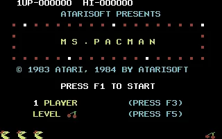 MS Pacman screenshot