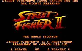 Street Fighter II screenshot