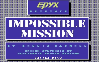 Impossible Mission screenshot