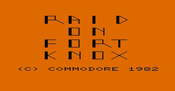 Raid on Fort Knox screenshot