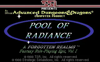 Pool of Radiance screenshot