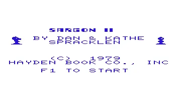 Sargon Chess screenshot