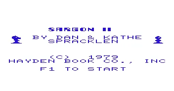 Sargon Chess screenshot