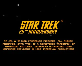 Star Trek 25th Anniversary screenshot