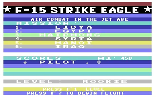 F-15 Strike Eagle screenshot